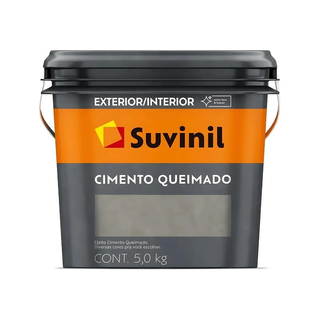 Massa Suvinil Efeito Cimento Queimado Cinza