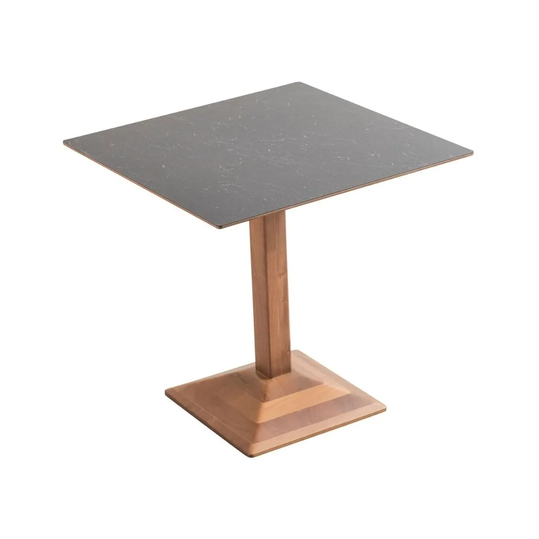 Mesa Corporativa Base Madeira Maciça 90 X 90 X 76 Gottems Leme