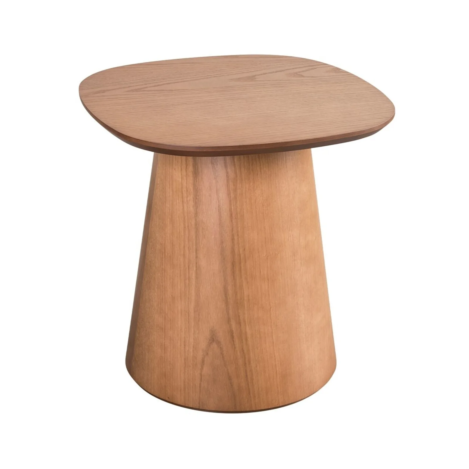 Mesa de Apoio Tampo Arredondado Formato Cônico 50 x 50 x 50 Gottems Tafi