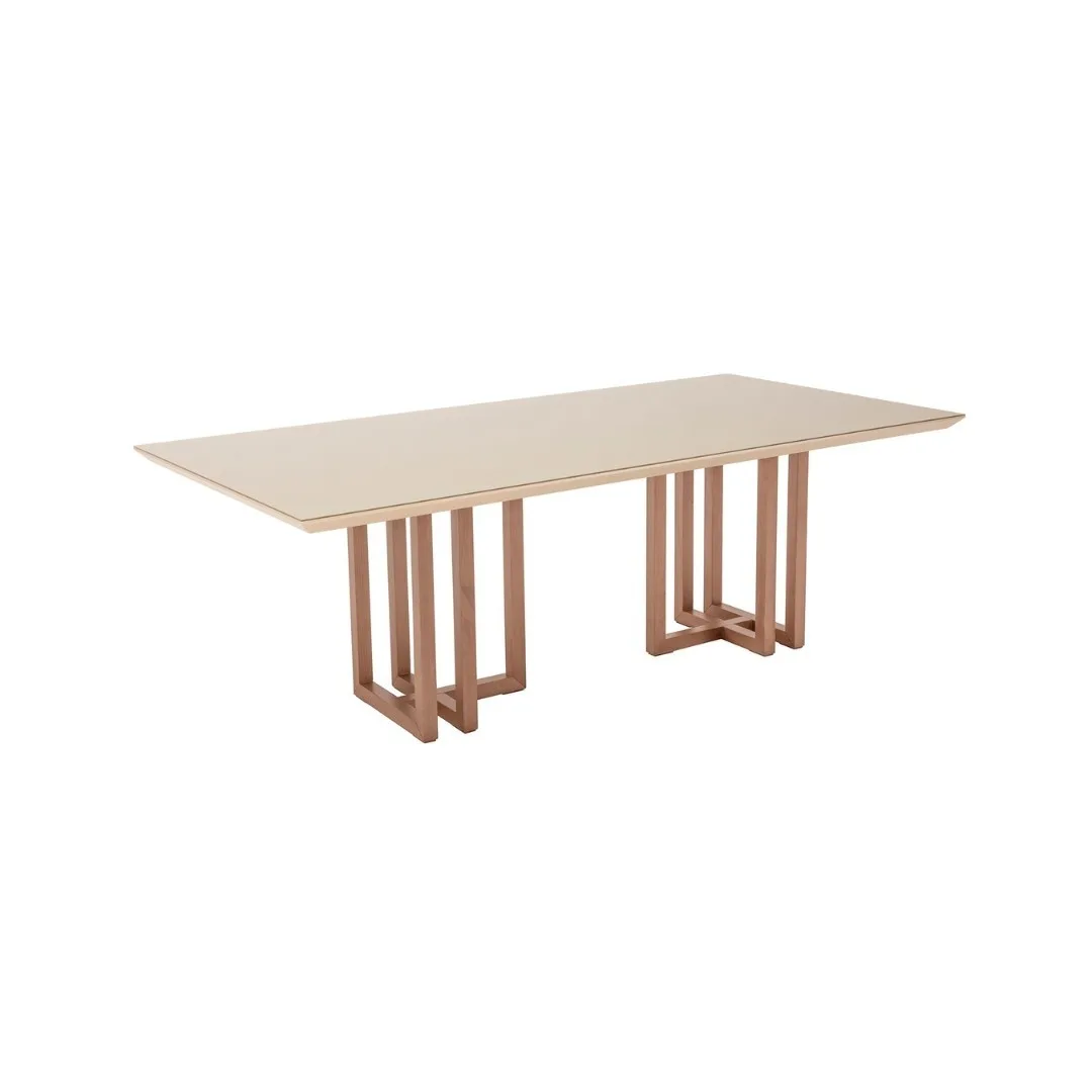 Mesa de Jantar 220 x 110 x 76 Gottems Atila