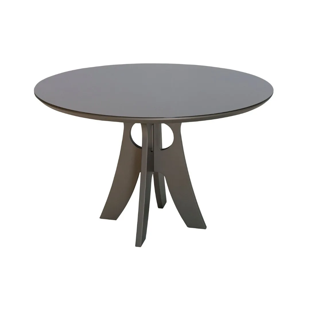 Mesa de Jantar Ø 150 x 76 Gottems Clear