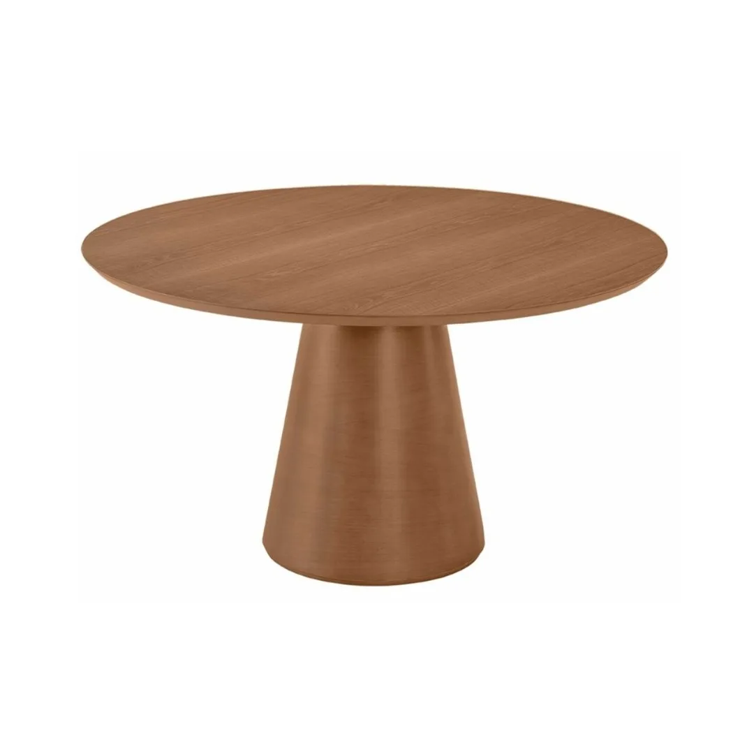 Mesa Tampo Redondo e Base Formato de Cone Ø 80 x 70 Gottems Colon Estar