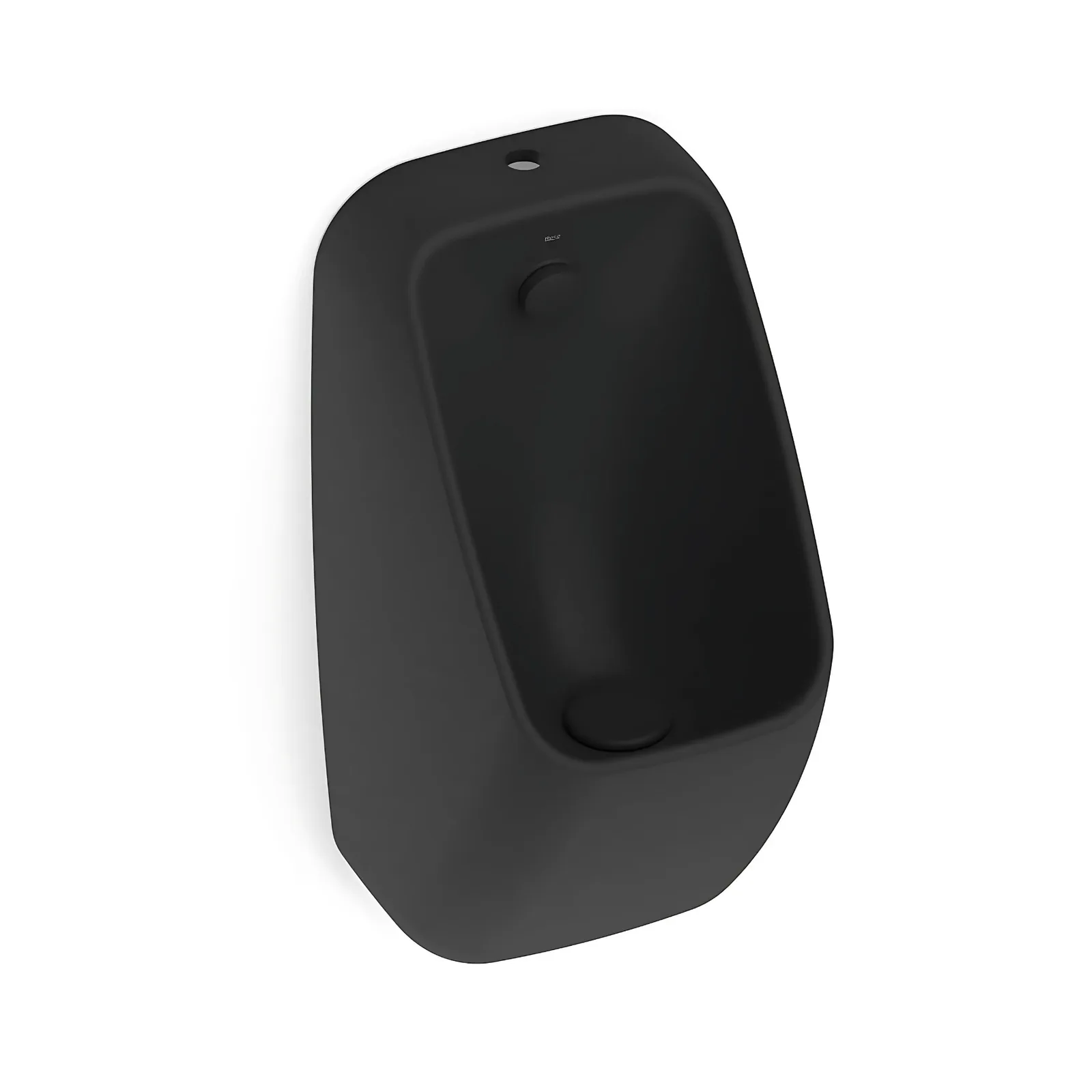 Mictorio Roca Rimless® com entrada superior Preto Mate