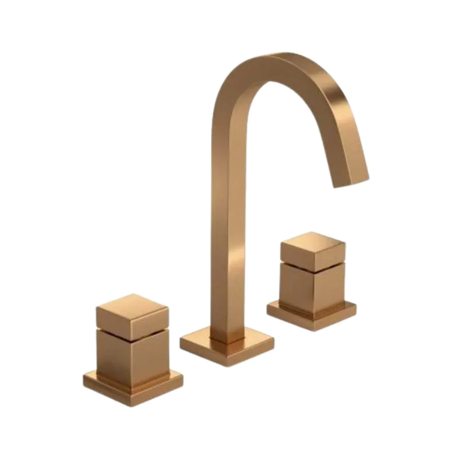 Misturador de Mesa Bica Alta p/Lavatório Gold Matte Deca Cubo
