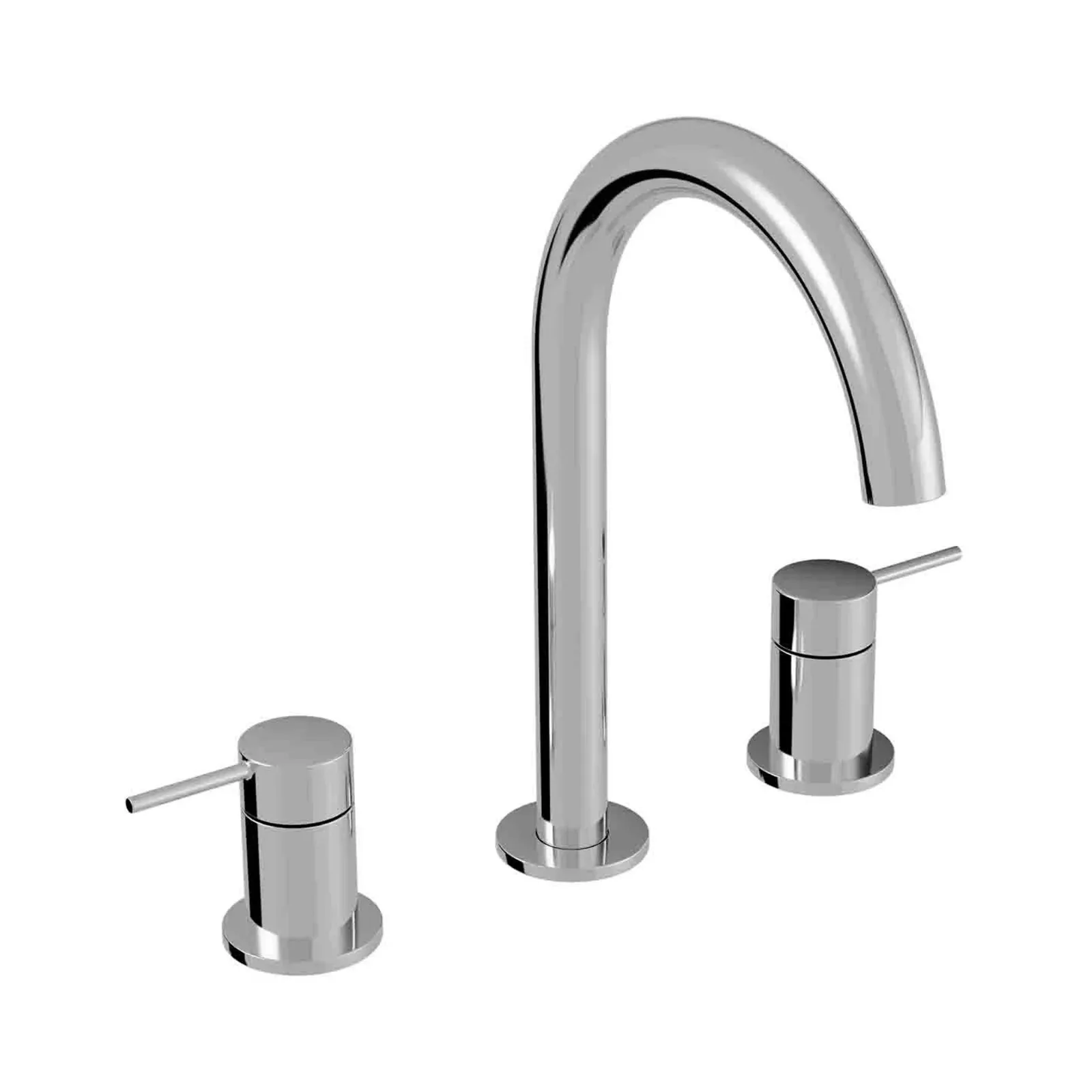 Misturador de Bancada para Lavatório Chrome Doka Loop