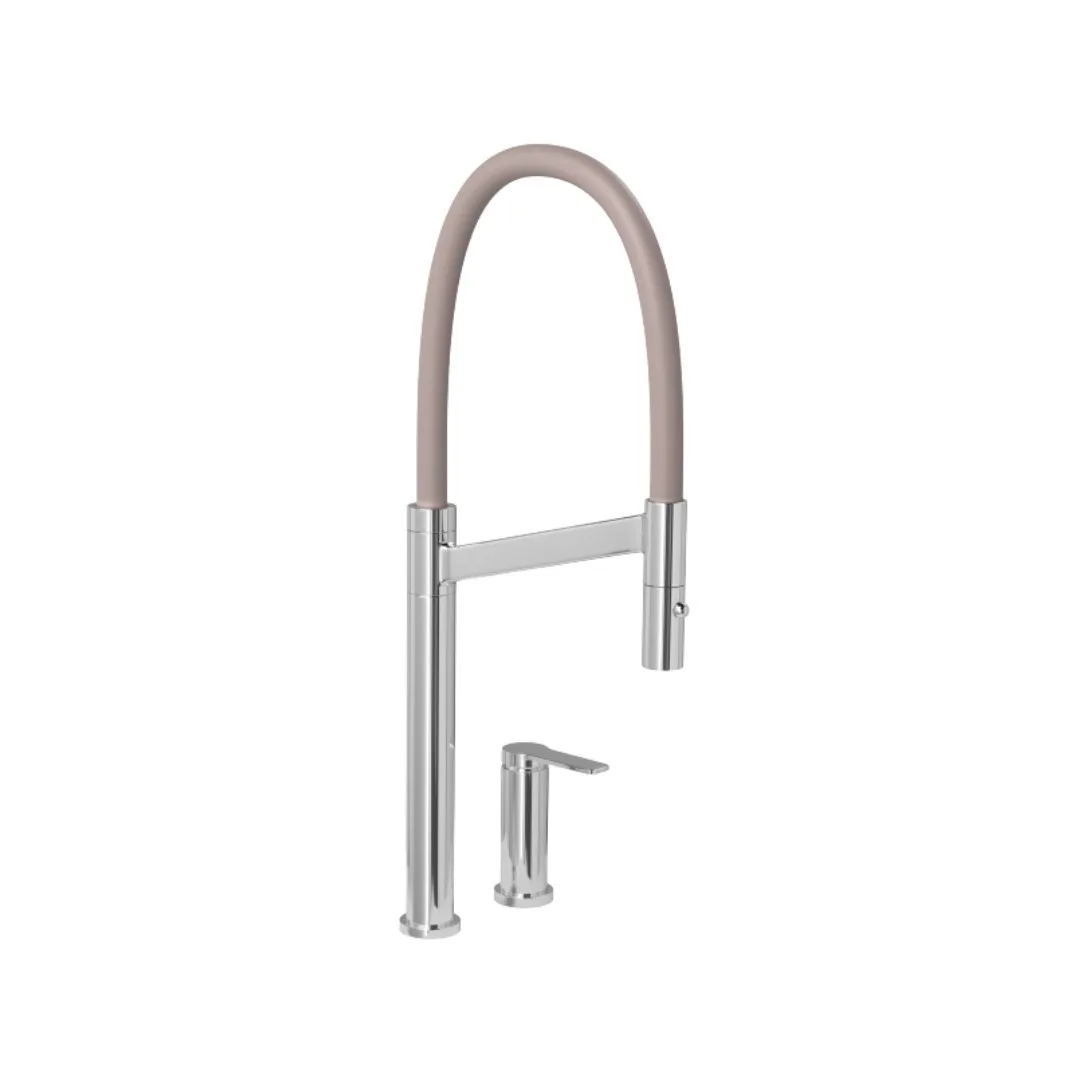 Misturador Deca Colore Cozinha Monocomando 2289 Cromado/Fendi
