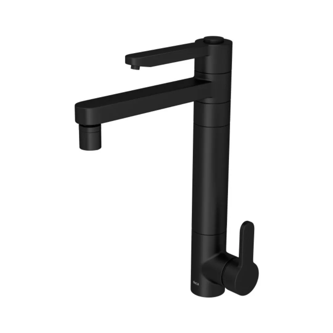 Monocomando de Bancada com Filtro para Cozinha Black Matte Deca Twin