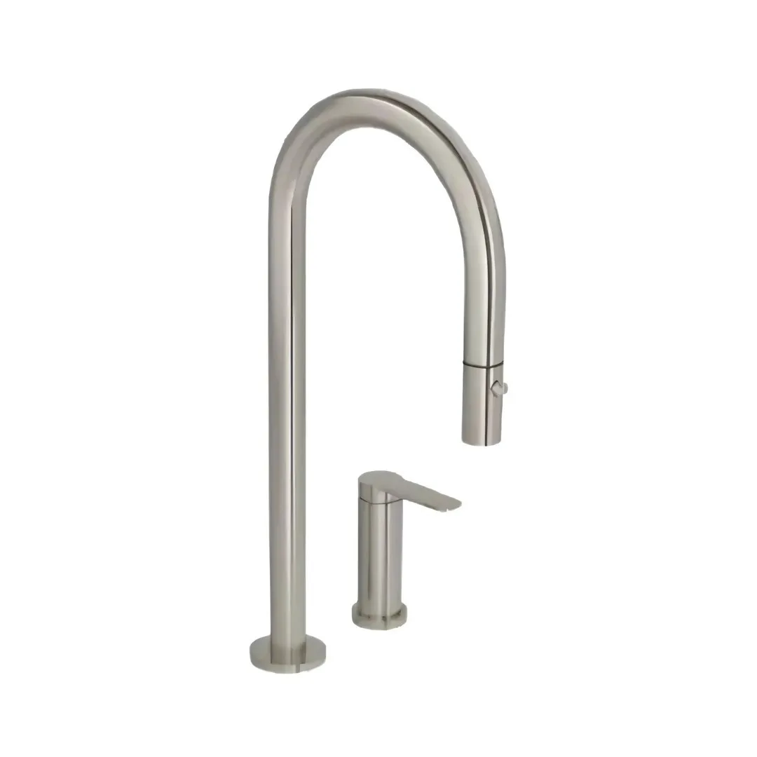 Misturador Deca You Cozinha Monocomando Bica Curva Flat Inox