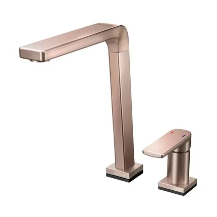 Misturador Docol Bistro Cobre Escovado cozinha Mesa Tec