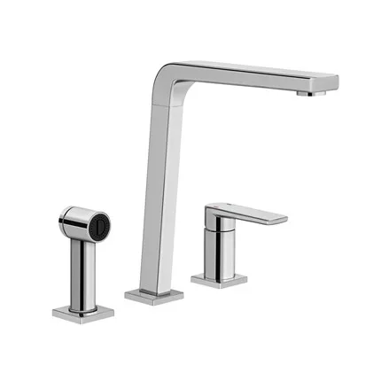 Misturador Docol Bistro Cromado cozinha Mesa com Ducha
