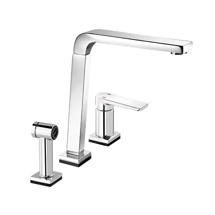 Misturador Docol Bistro Cromado cozinha Mesa Tec com Ducha