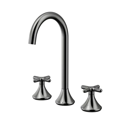 Misturador Docol Liss Grafite Polido para banheiro Mesa 290
