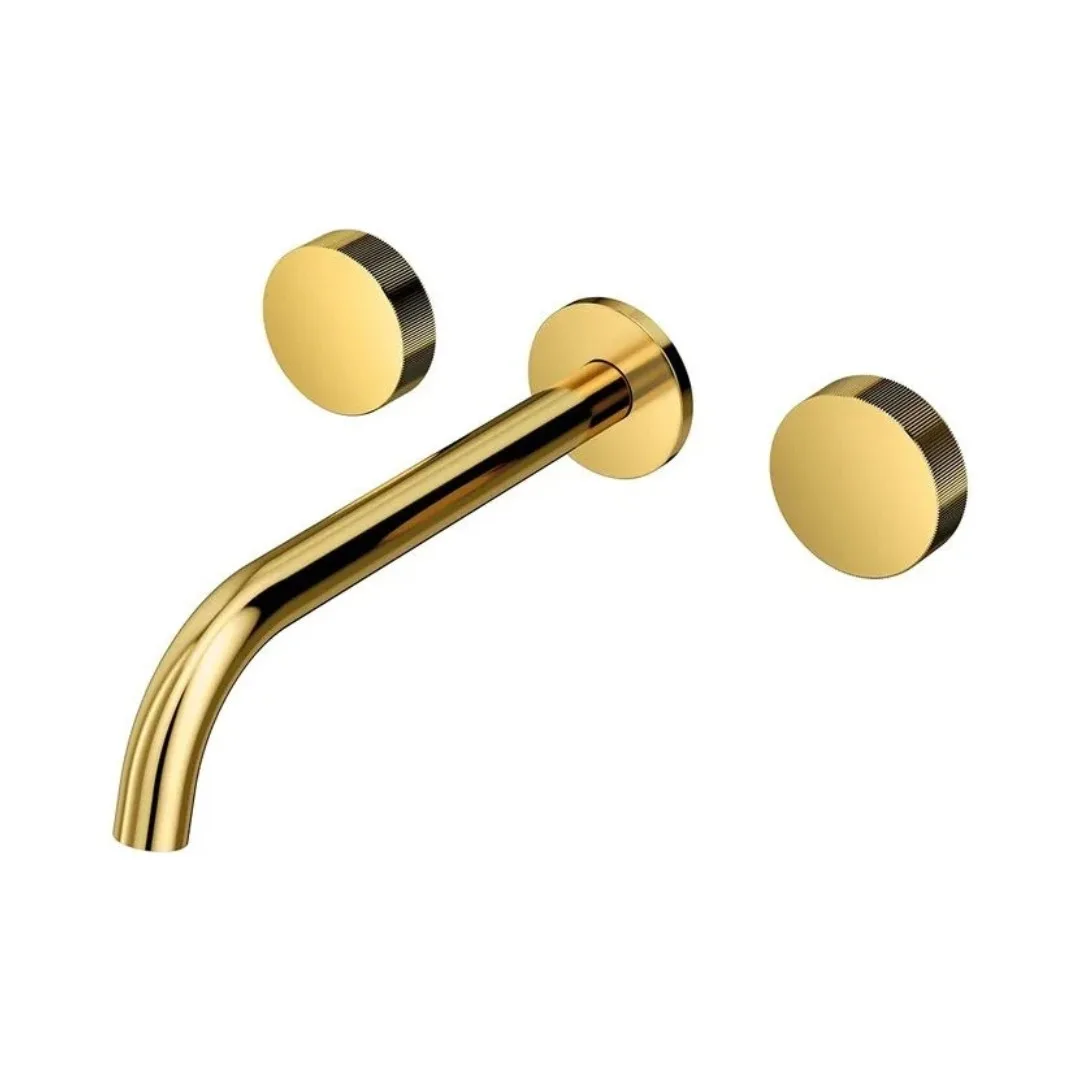 Misturador de Parede com Bica 230 Docol Mix&Match Ouro Polido