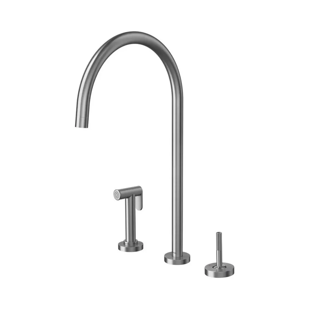 Monocomando de Bancada com Ducha e Acionamento em Joystick Docol Mix&Match Grafite Escovado