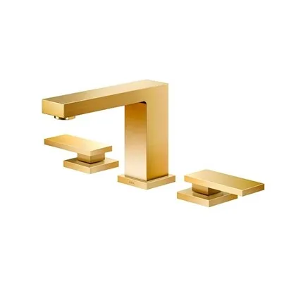 Misturador Docol New Edge Ouro Escovado para banheiro Mesa
