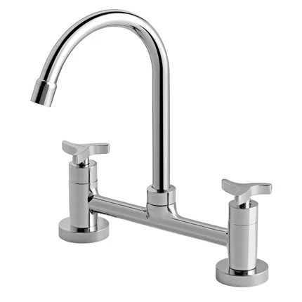 Misturador Docol Trio Cromado cozinha B.a Mesa
