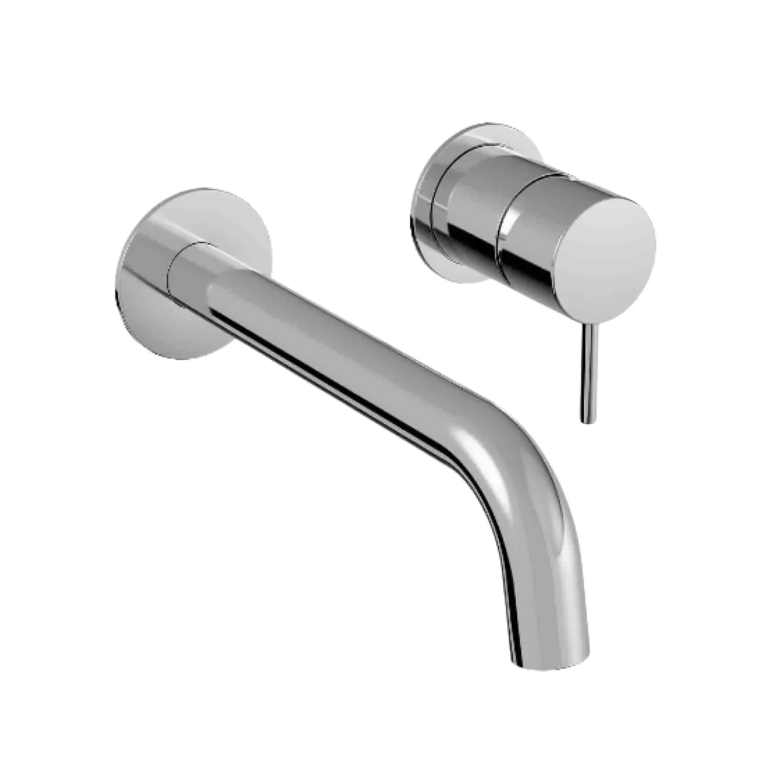 Monocomando Doka de Parede para Lavatório Loop Chrome