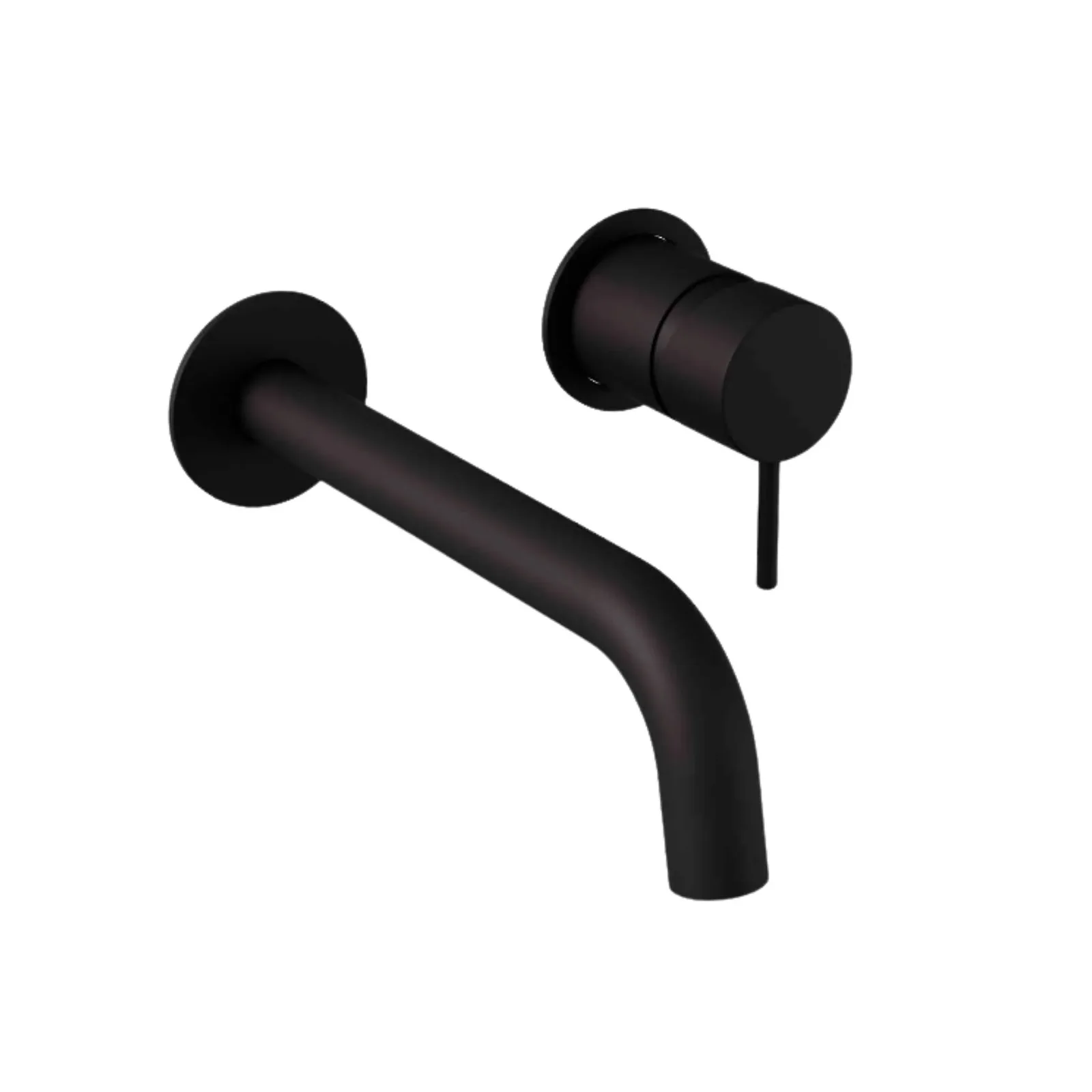 Monocomando de Parede para Lavatório Loop Matt Black