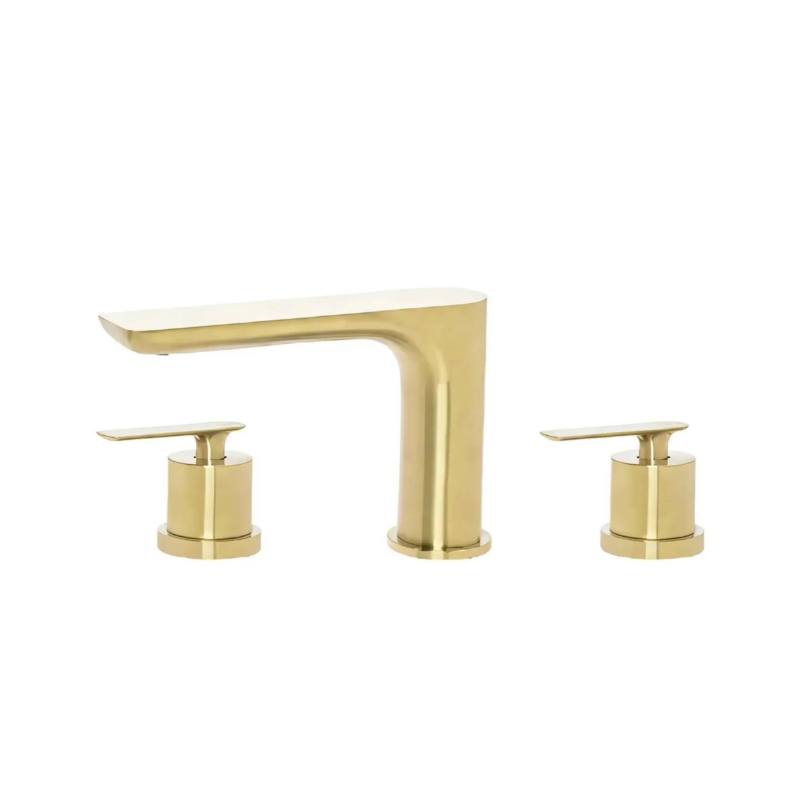 Misturador Quente E Frio Para Lavatório Rainbow Brushed Gold