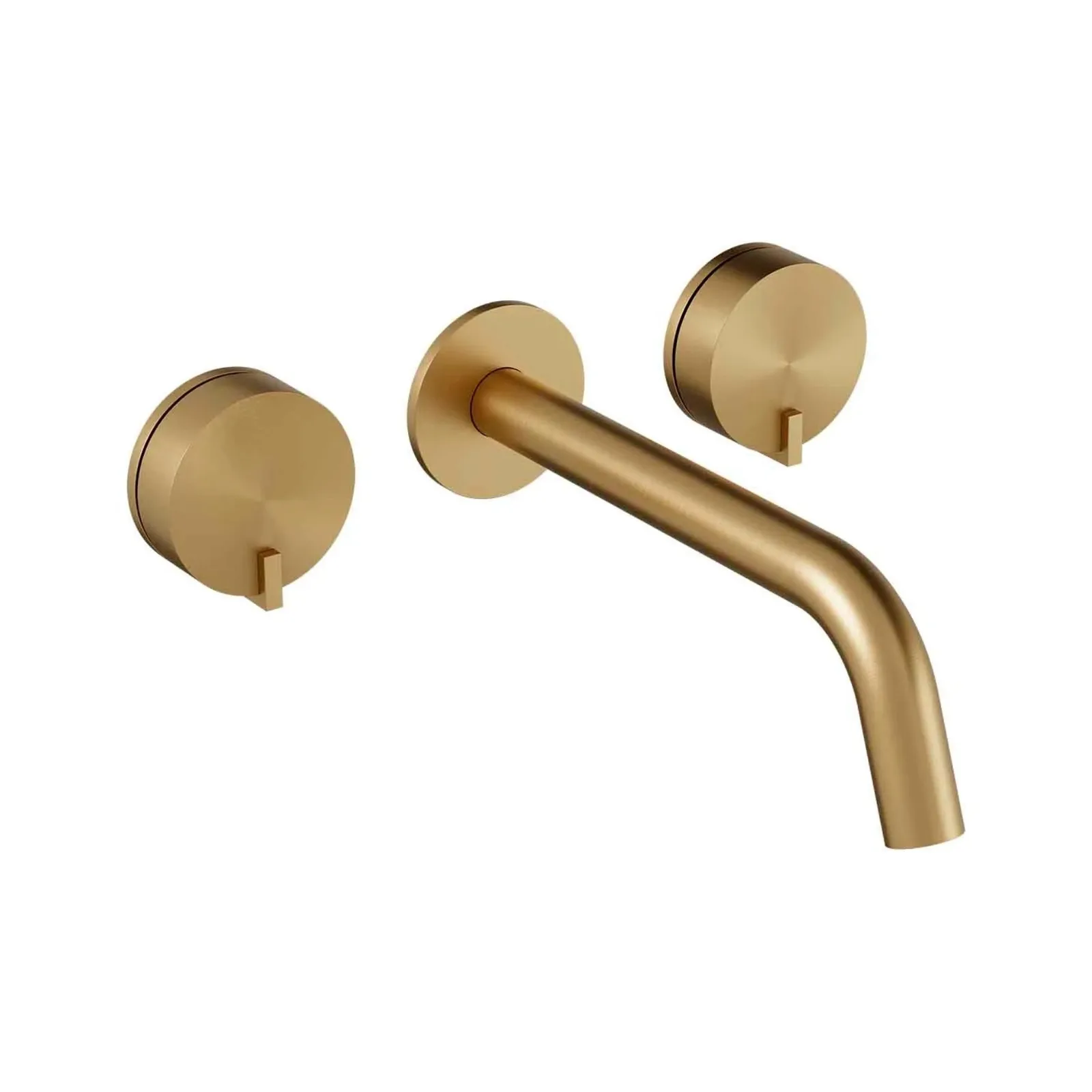 Misturador de Parede Doka Quantum Brushed Gold