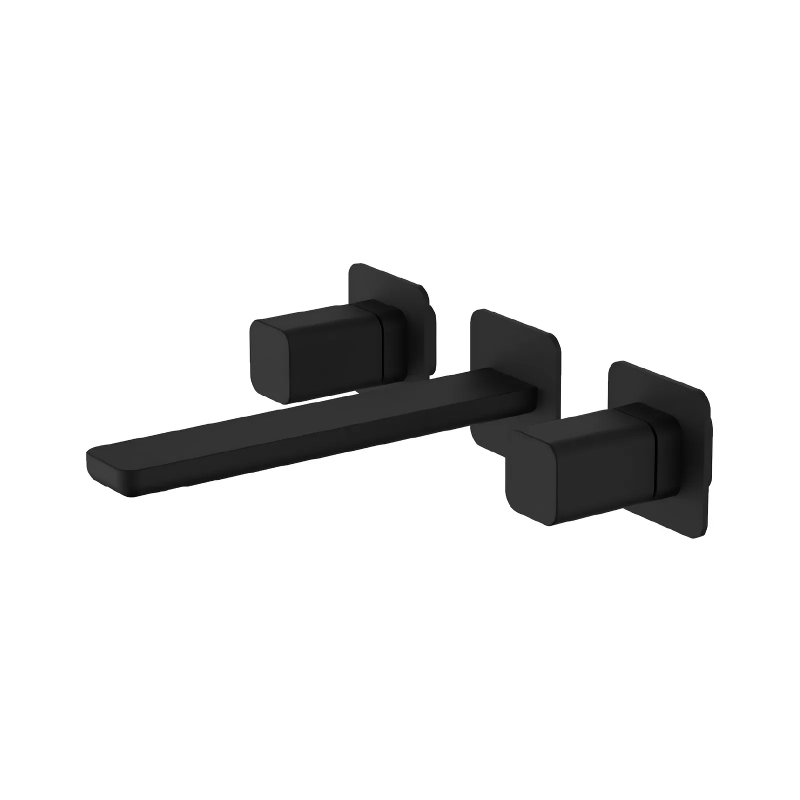 Misturador de Parede para Lavatório Matt Black Doka Rivvo