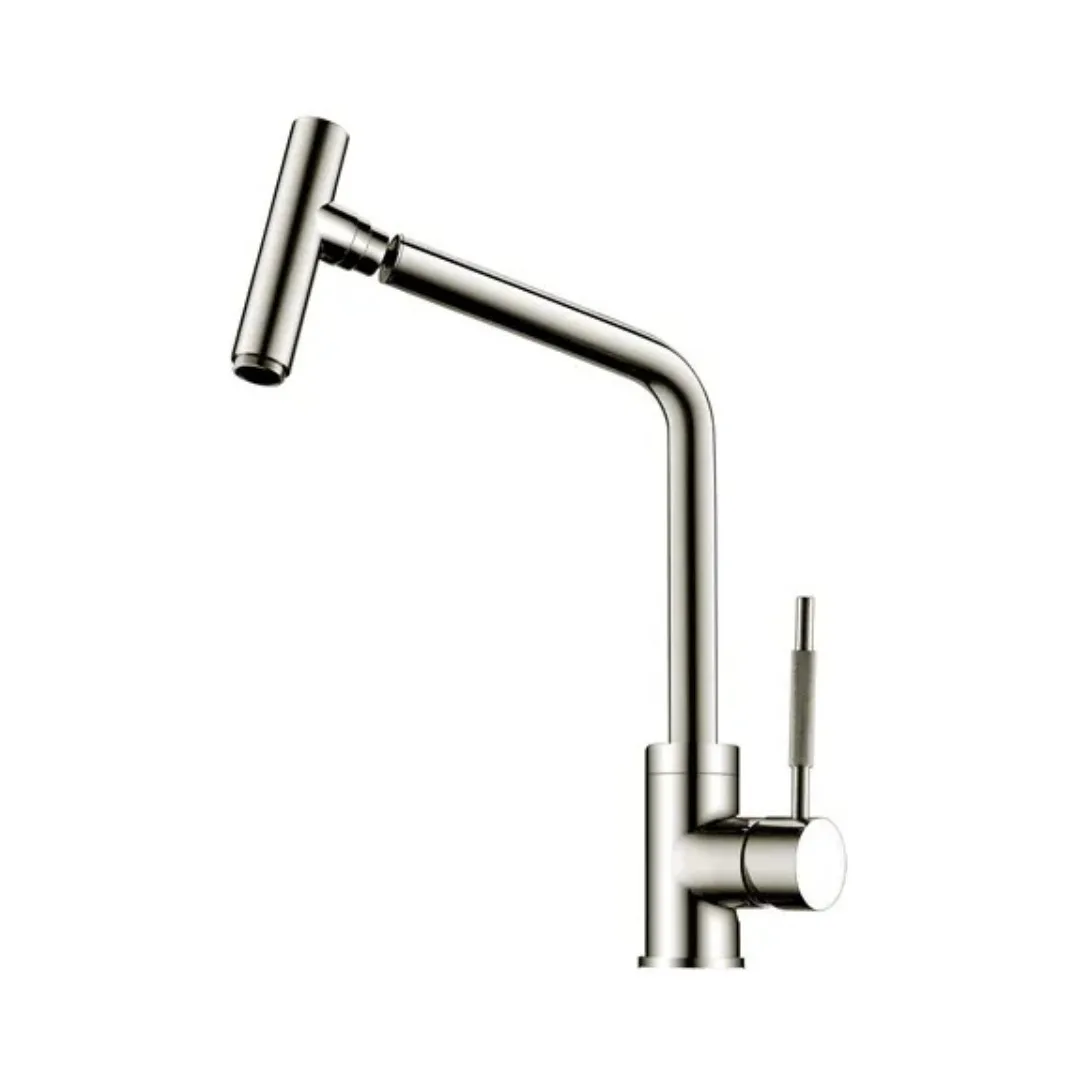 Monocomando de Bancada para Cozinha Aço Escovado Lexxa Bagno