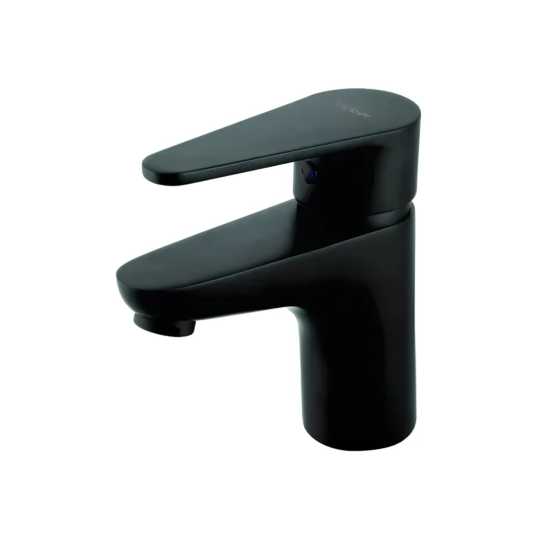 Monocomando de Bancada Para Lavatório Preto Matte Meber Minimal Advance