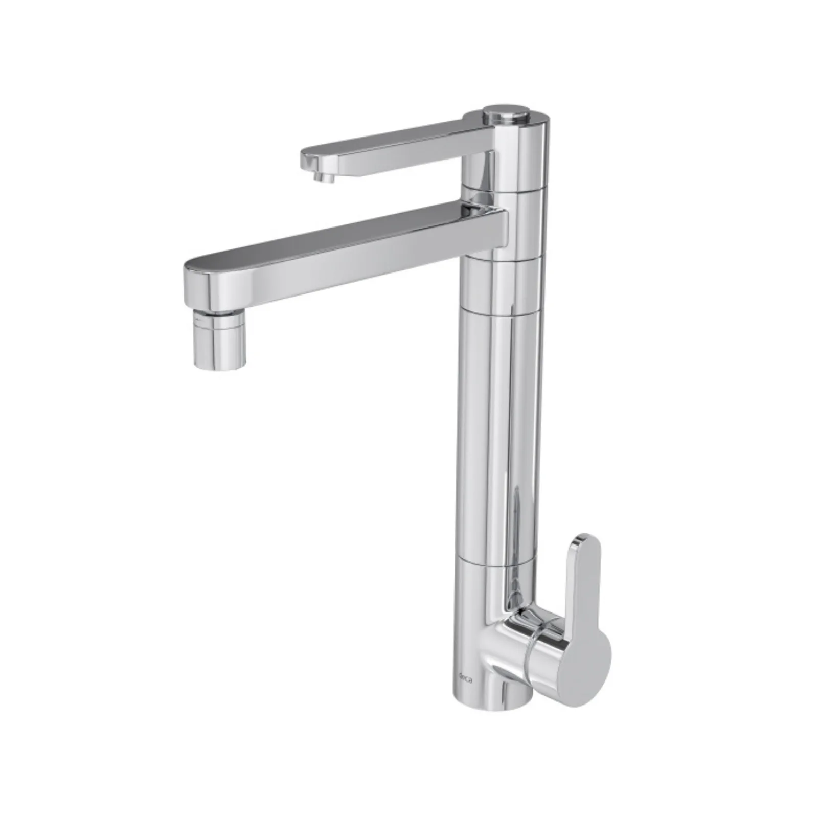 Misturador Monocomando de Mesa com Filtro para Cozinha Cromado Deca Twin