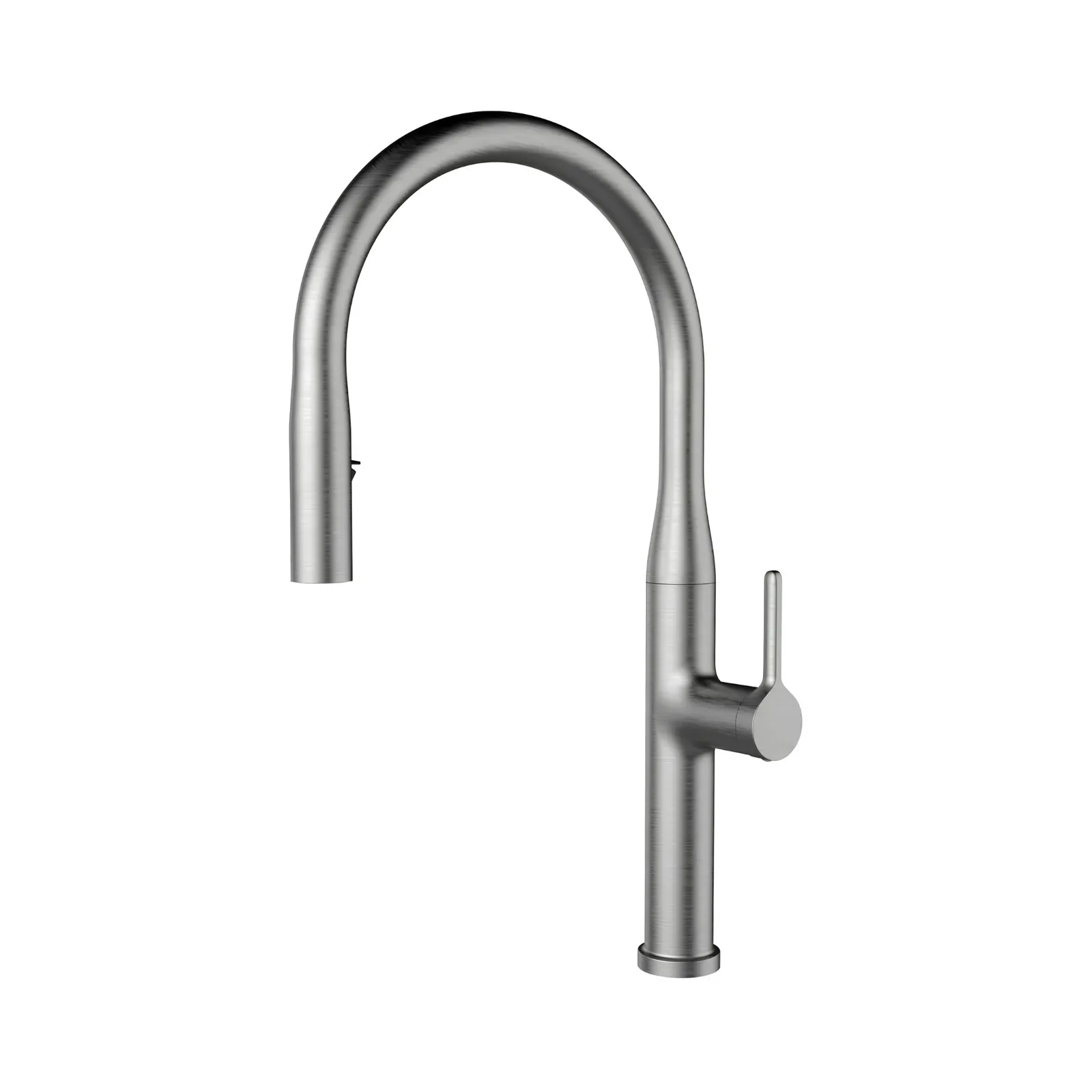 Misturador Monocomando Gourmet com Bica Retratil Aço escovado Lexxa Lx10101NB
