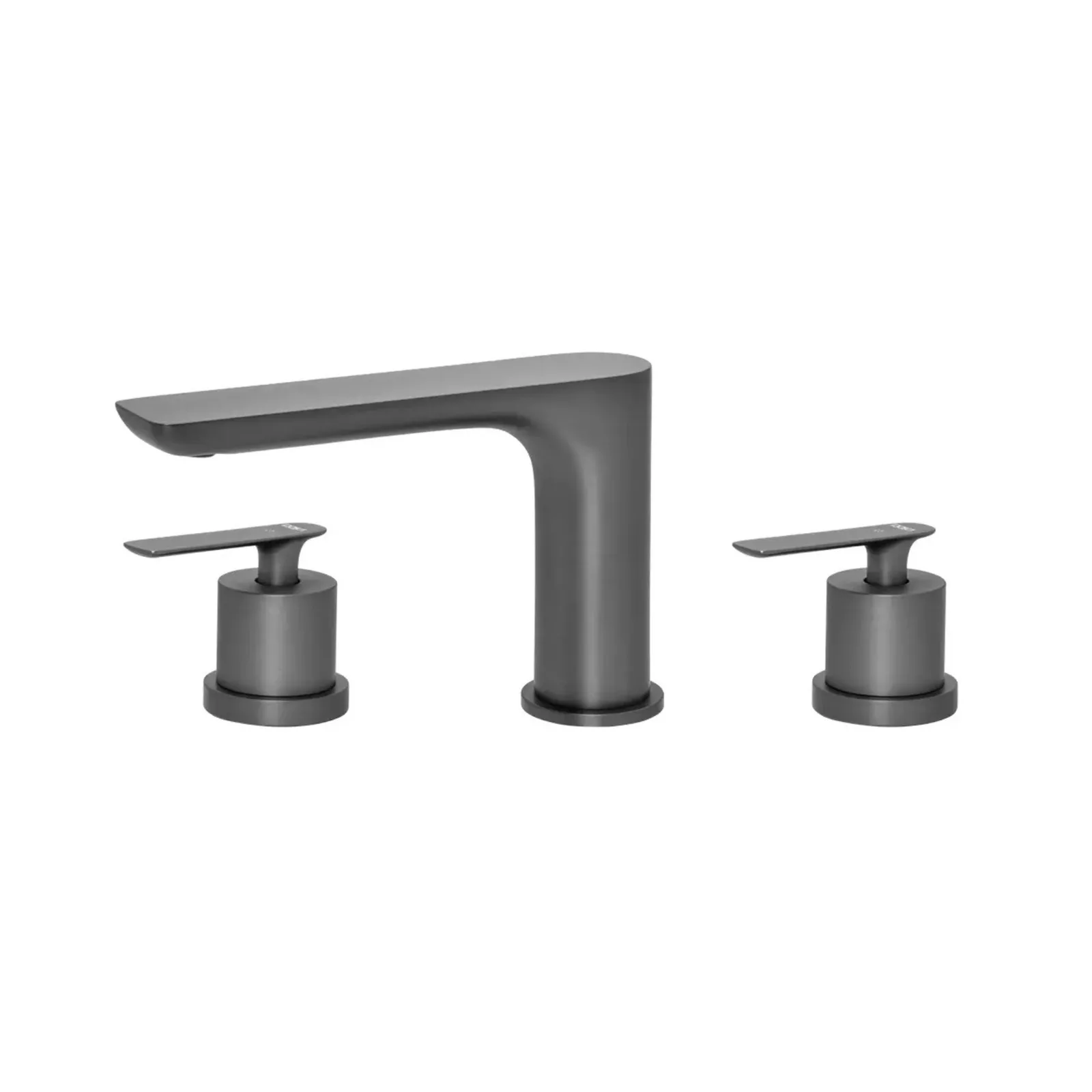 Misturador Quente E Frio Para Lavatório GunMetal Doka Rainbow