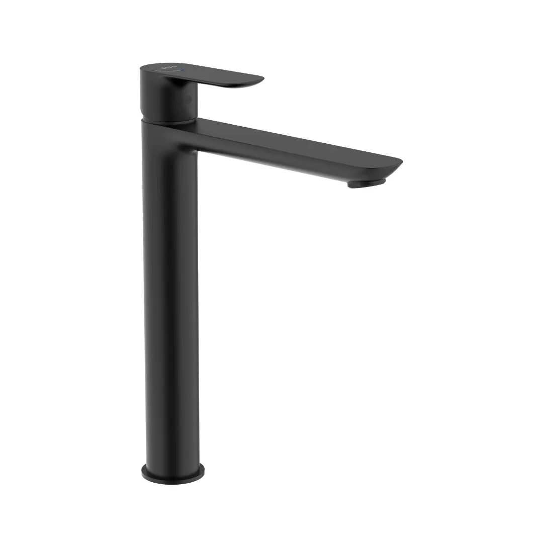 Monocomando Bica Alta para Lavatório de Bancada Evershine Matte Black Roca Cala