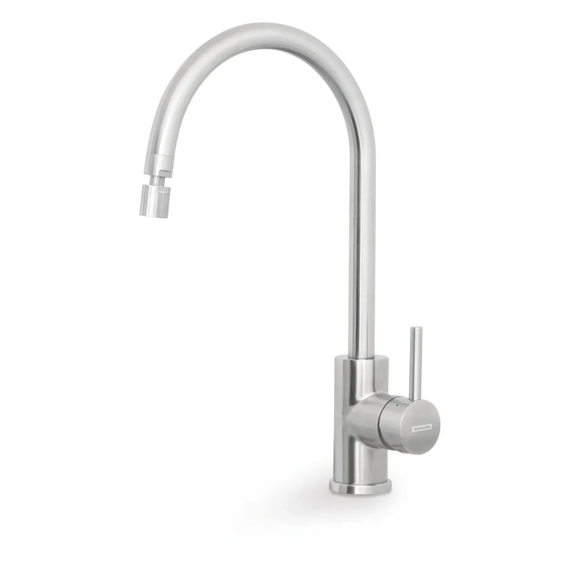 Monocomando Bica Articulada Para Cozinha Tramontina Arko Aço Inox com Acabamento Acetinado