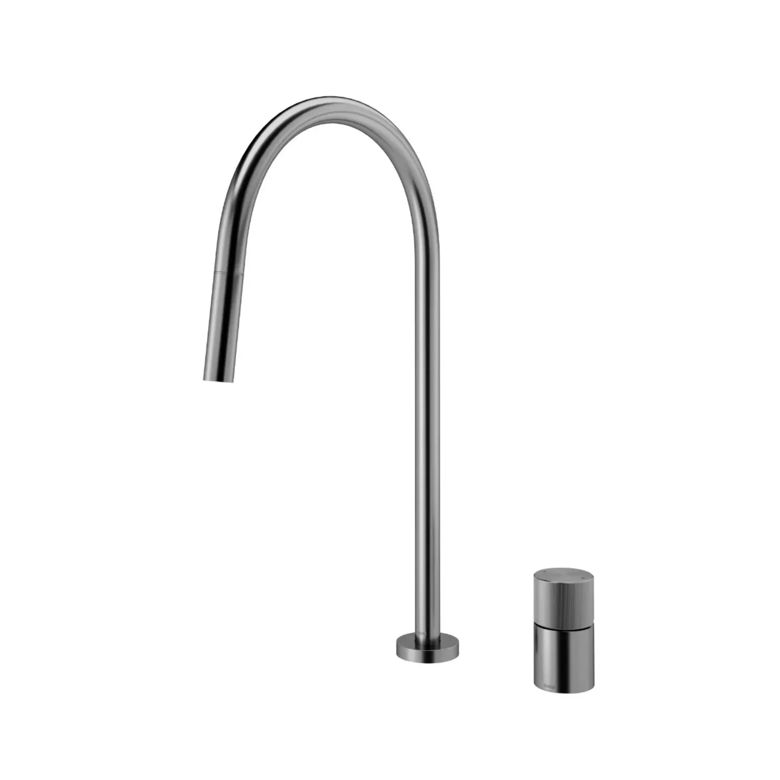 Monocomando de Bancada para Cozinha com Ducha Retrátil Docol Mix&Match Grafite Escovado