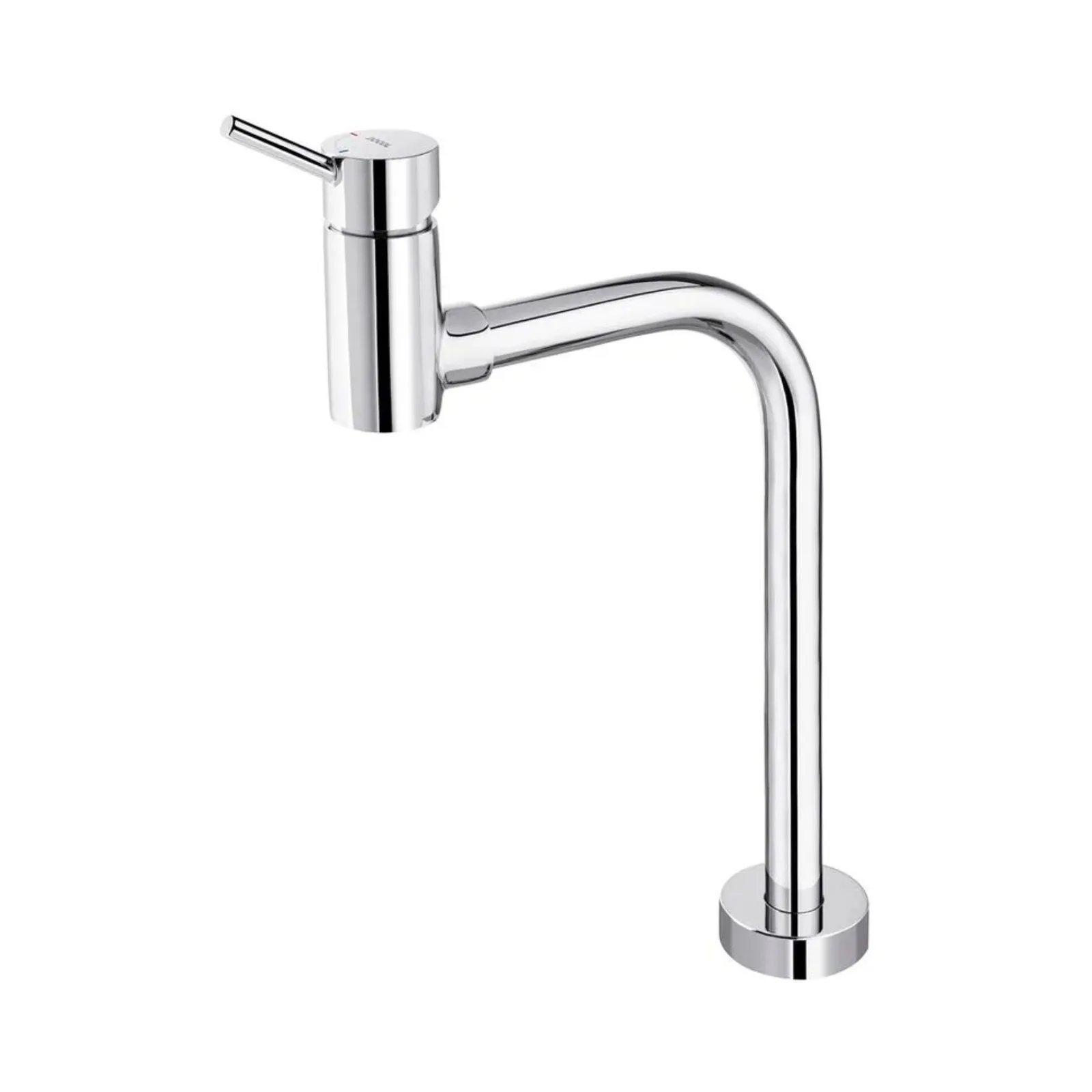Monocomando Bica Alta 90°de Mesa para Lavatório Cromado ColdStart Lóggica Docol