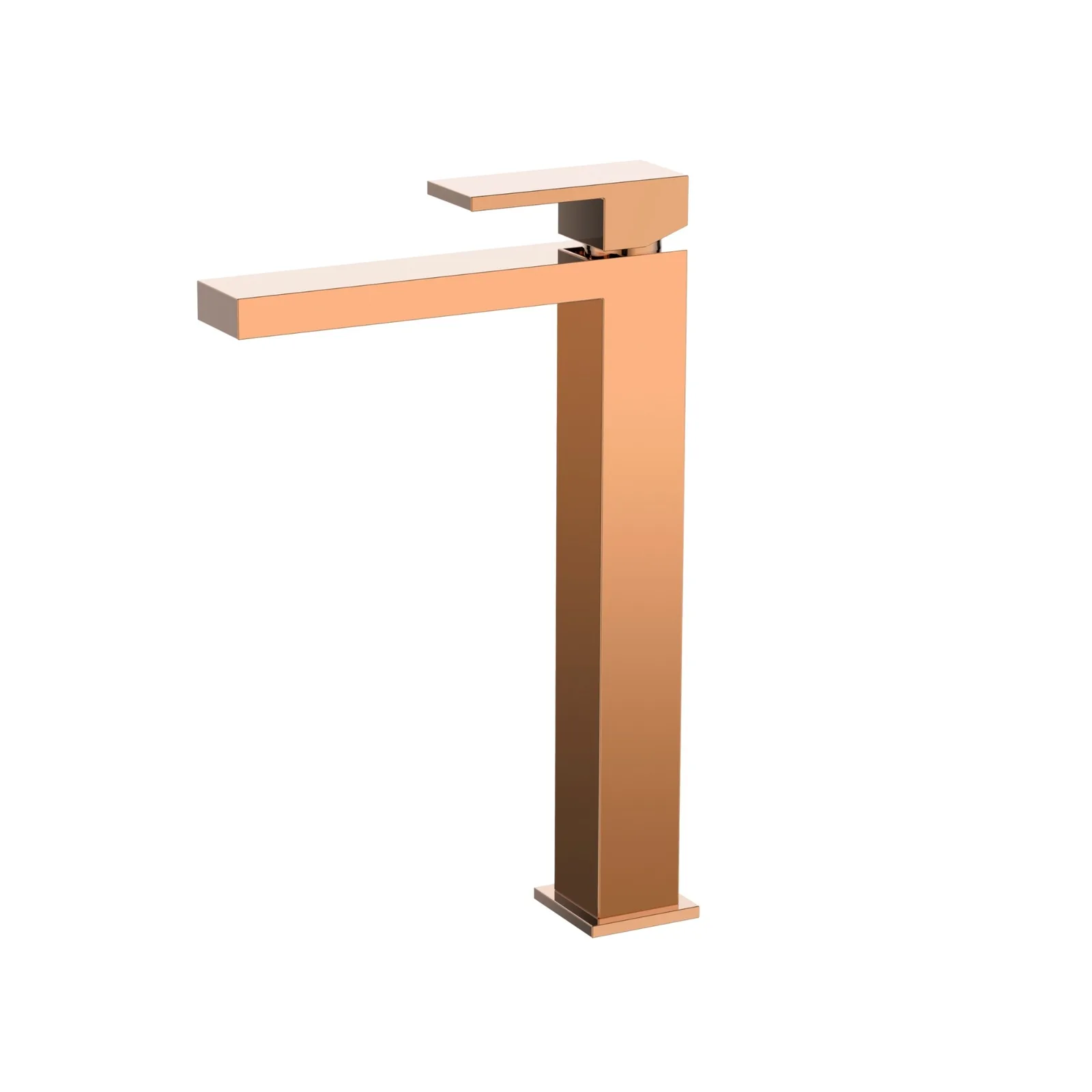 Monocomando de Bancada Para Banheiro Bica Alta Rose Gold Dax Havel