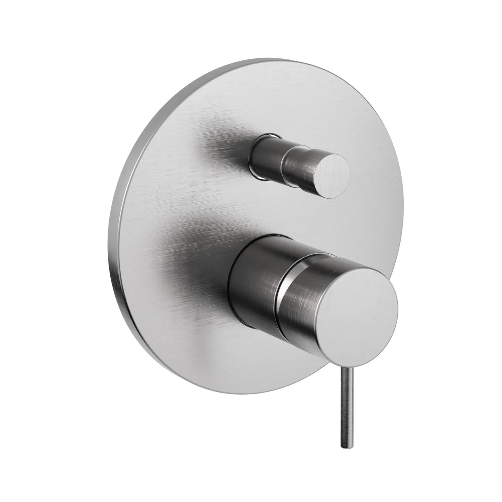 Monocomando para Chuveiro/Banheira com Desviador Brushed Nickel Doka Loop