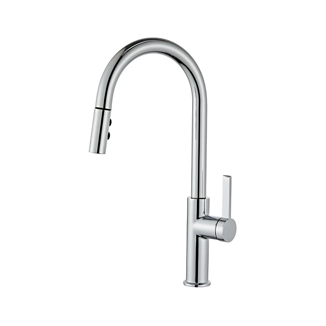 Monocomando Bica Alta De Bancada Para Cozinha Cromado Rubinettos Gourmet 3401