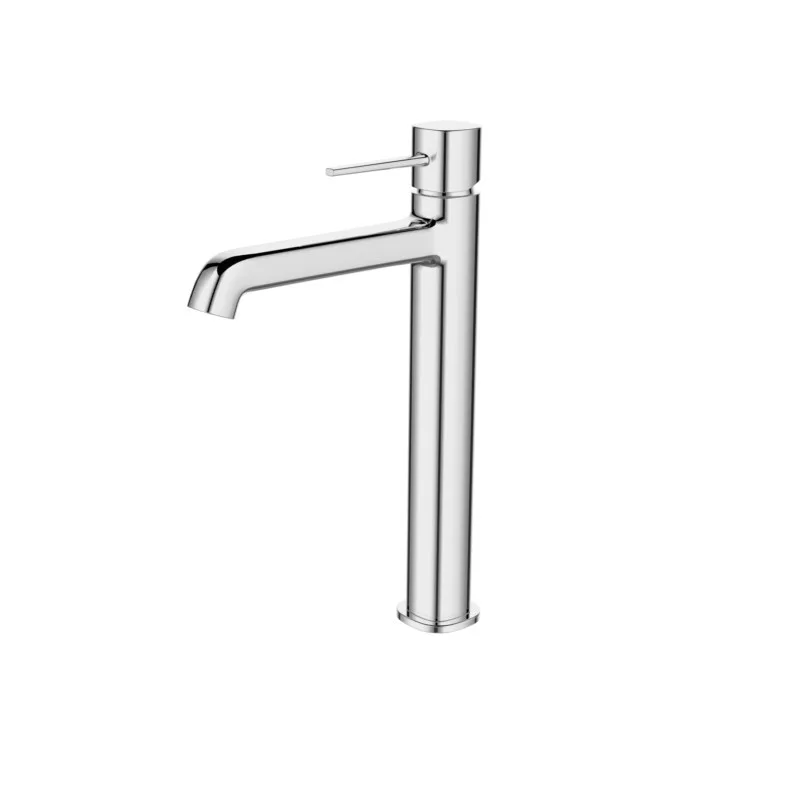 Monocomando de bancada para banheiro bica alta Lexxa Bagno Tube Cromado