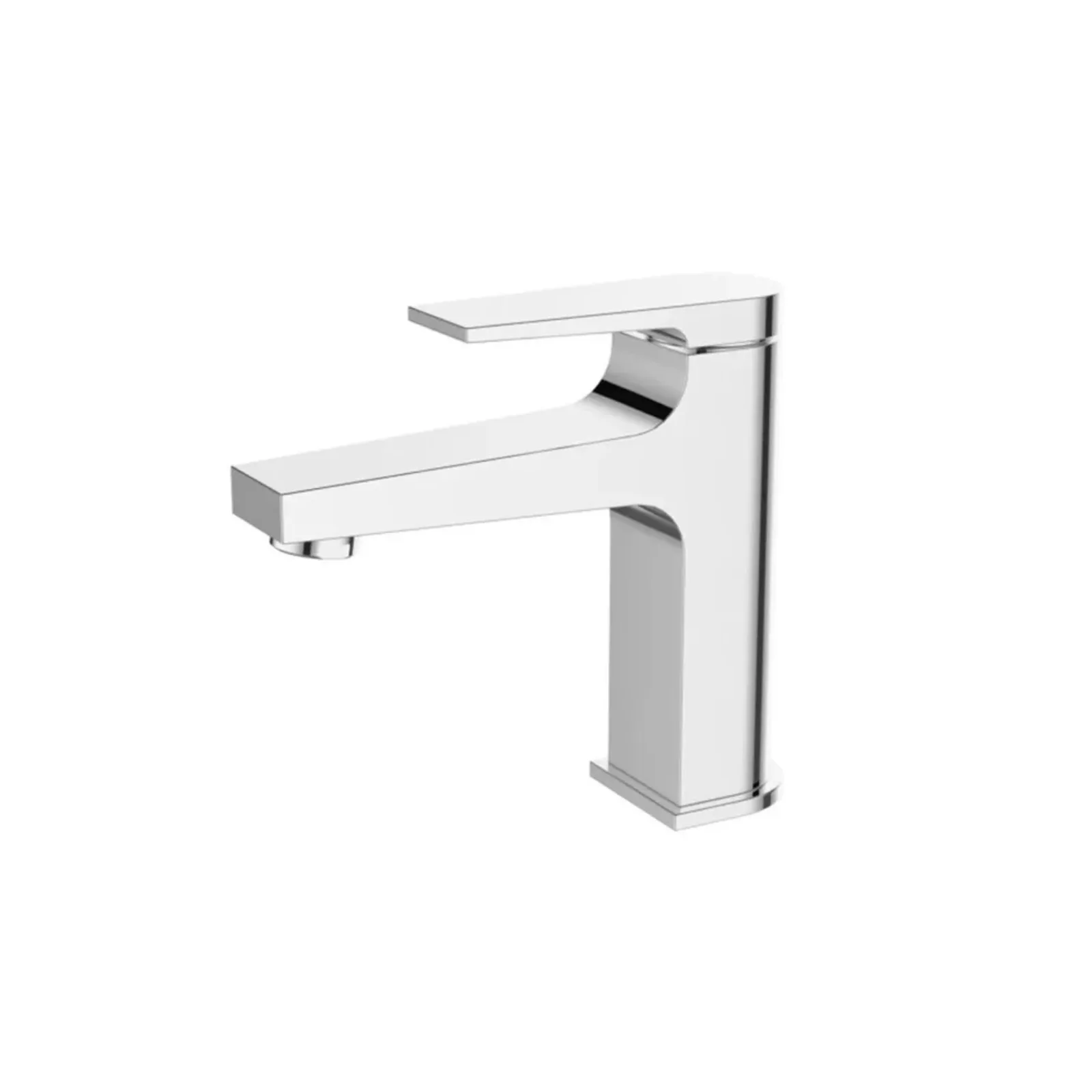 Monocomando de bancada para banheiro bica baixa Lexxa Bagno Squad Cromado
