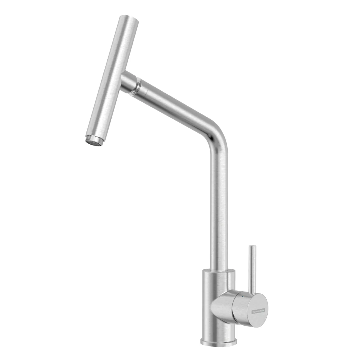 Monocomando de bancada para cozinha com Bica articulada Tramontina Versa Aço Inox
