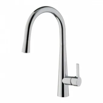 Monocomando de bancada para cozinha com ducha Kromma Gourmet Cromado