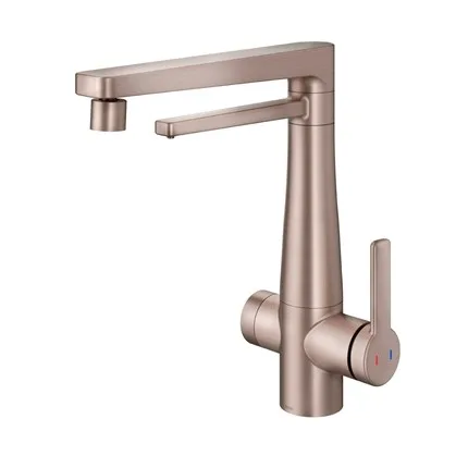 Monocomando de bancada para cozinha com Purificador Docol Vitalis Cobre Escovado