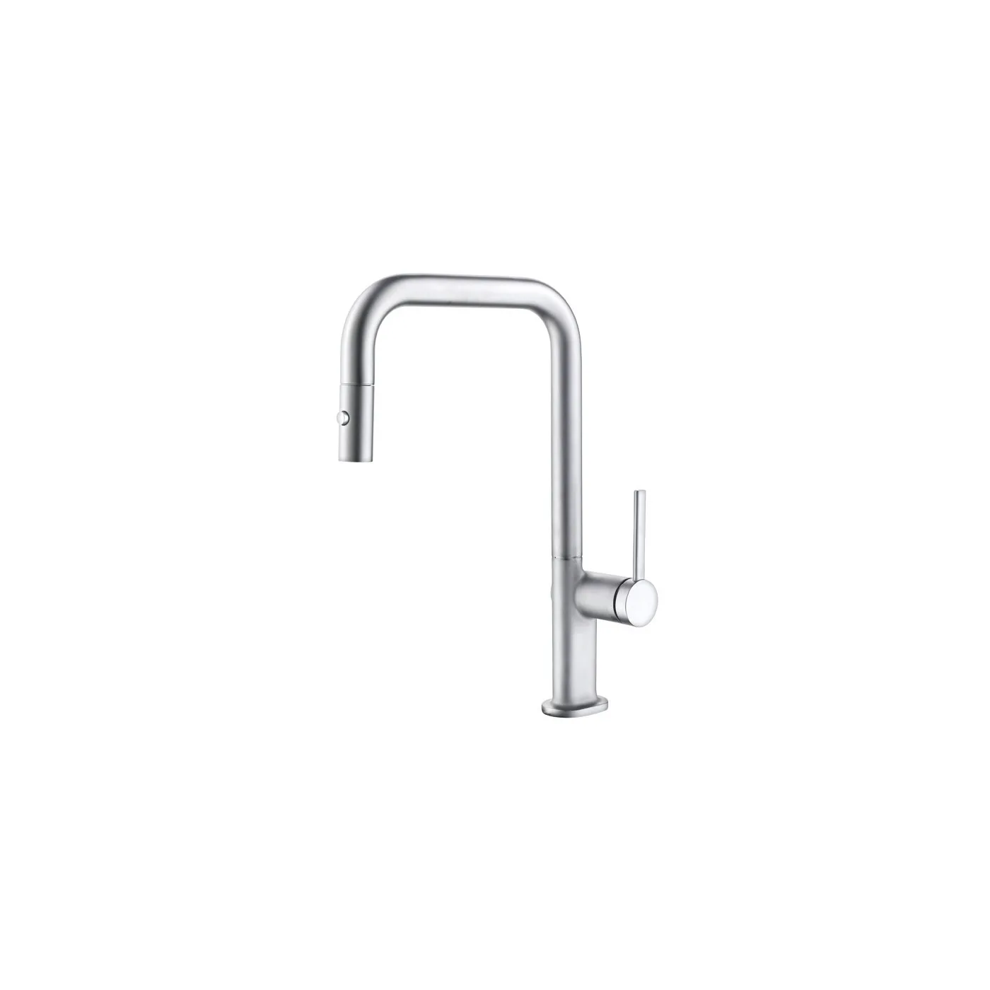 Monocomando de bancada para cozinha Lexxa Bagno Boolean Aço Escovado