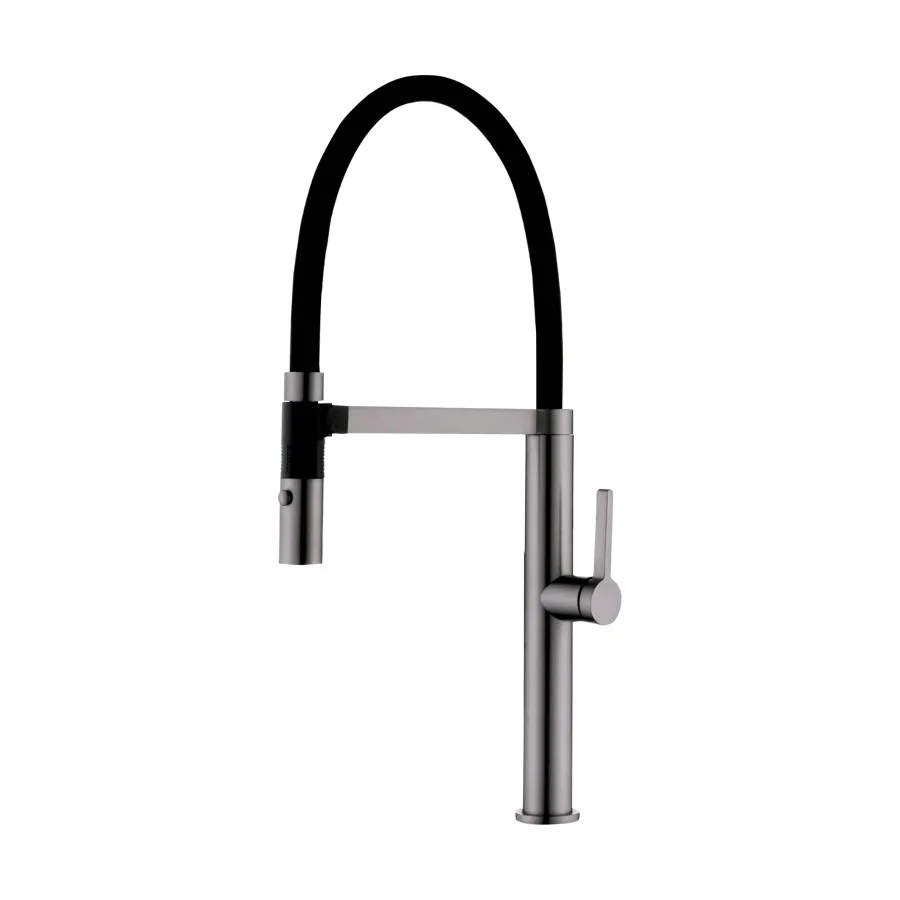 Monocomando de bancada para cozinha Lexxa Bagno Harco Aço Escovado