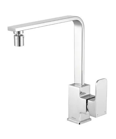 Monocomando de bancada para cozinha Meber Axiom Slim Cromado