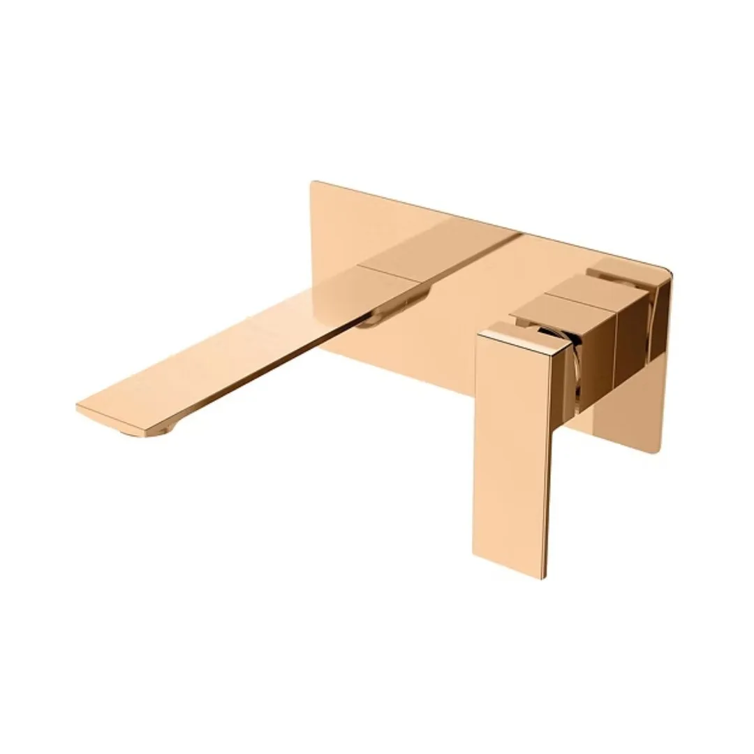 Monocomando de Parede para Banheiro Rose Gold Lexxa Bagno Wall