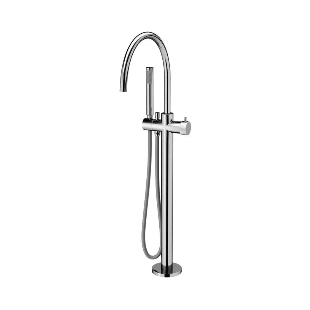 Monocomando de Piso com Ducha para Banheira Docol Mix&Match Cromado