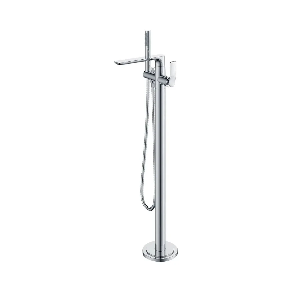 Monocomando de Piso para Banheira Chrome Doka Rainbow