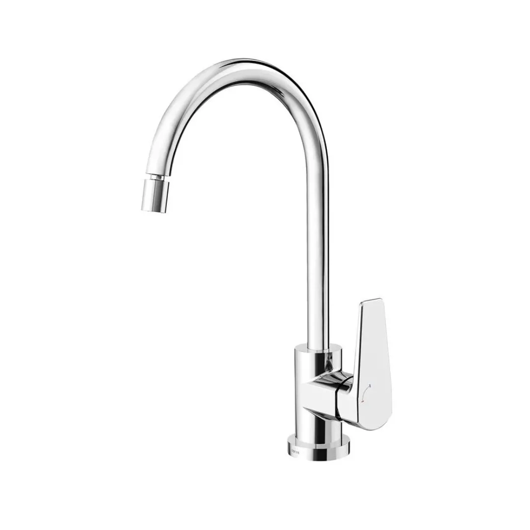 Monocomando Bica Alta De Bancada Para Cozinha Cromado Docol Lift