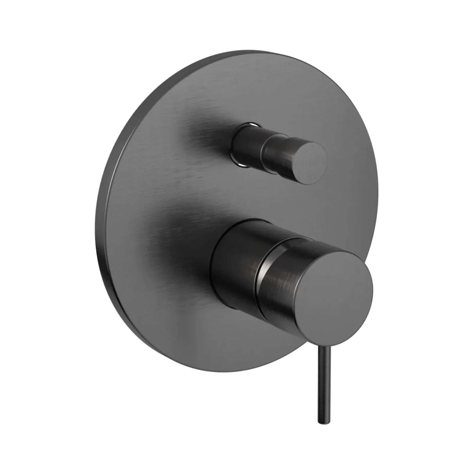 Monocomando para Chuveiro ou Banheira GunMetal C/Desviador Doka Loop